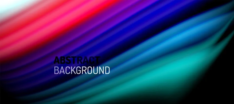 Vibrant color pattern with red, blue, and green waves on abstract background Stockillustratie