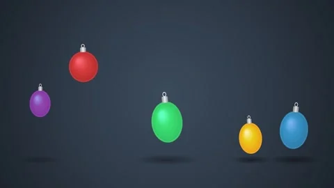 Vibrant color spheres symbolizing choice, options, or data points in abstra.. Stock Footage 344517100