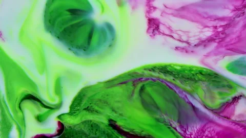 Vibrant Color Texture Liquid Paint Swirls and Spreads Background 13 Stock Footage 321033379