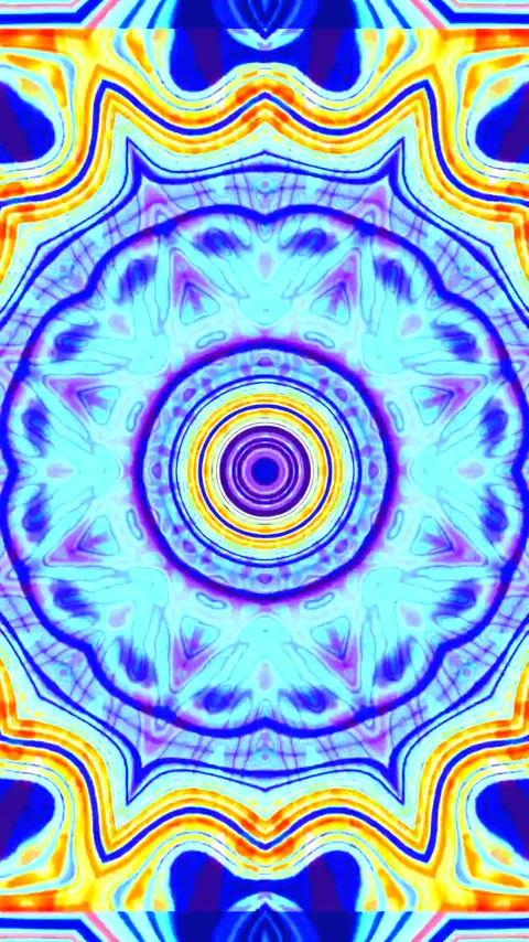 Vibrant color tunnel video loop creating a mesmerizing seamless screensaver.. Stock Footage 321567164