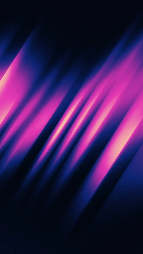 Vibrant colored background displays smooth flowing waves seamless loop Vidéo 332120853