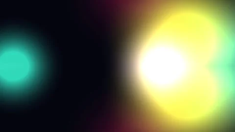 Vibrant Colored Lights on Black Background. Stock Footage 329466828