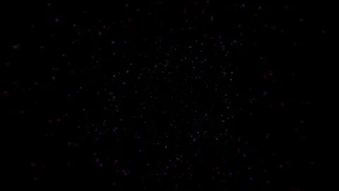 Vibrant Colorful Abstract Exploding Particles on Black Background Stock Footage 305957681