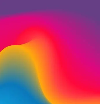 Vibrant Colorful Abstract Gradient Background for Creative Design Stock Illustration