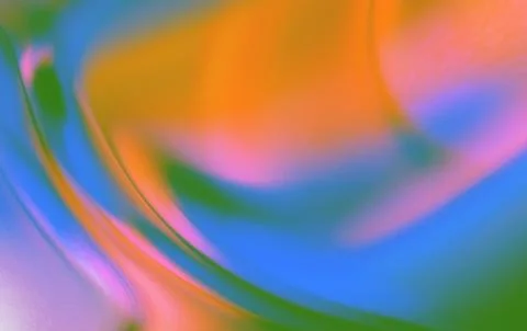 Vibrant Colorful Abstract Gradient Background With Fluid Motion, Soft Paste.. Stock Illustration