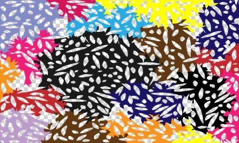Vibrant Colorful Abstract Pattern Stock Illustration