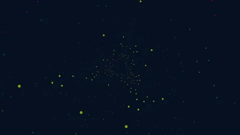 Vibrant colorful dots on a dark background ideal for web design Vídeos de archivo 292944577