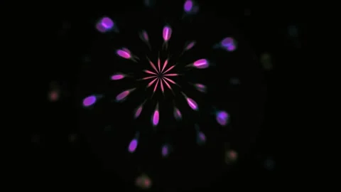 Vibrant colorful fireworks exploding brightly. Stock Footage 334196070
