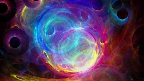 Vibrant Colorful Fluid Vortex Motion Stockbeeldmateriaal 348863647