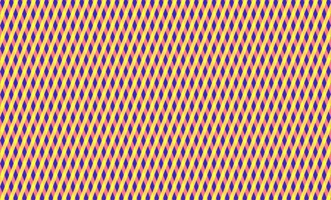 Vibrant Colorful Geometric Diamond Pattern Background With Seamless Retro H.. Stock Illustration