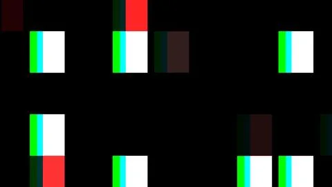 Vibrant colorful geometric pattern on black background Stock Illustration