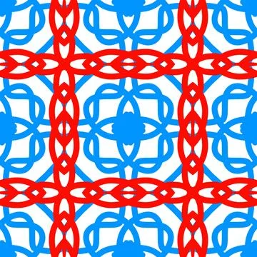 Vibrant Colorful Geometric Seamless Pattern Background Stock-Illustration