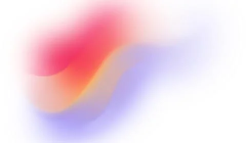 Vibrant colorful gradient background with smooth curves 스톡 일러스트