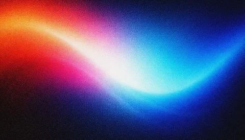 Vibrant colorful gradient wave background. Illustrazione stock