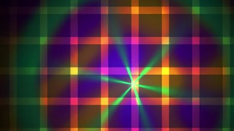 Vibrant colorful grid patterns with shining lights. Stock Footage 335967464