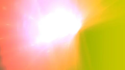 Vibrant colorful light abstract background with bright white center 库存插图