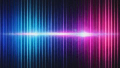 Vibrant colorful light beam effect background. Stock Illustration