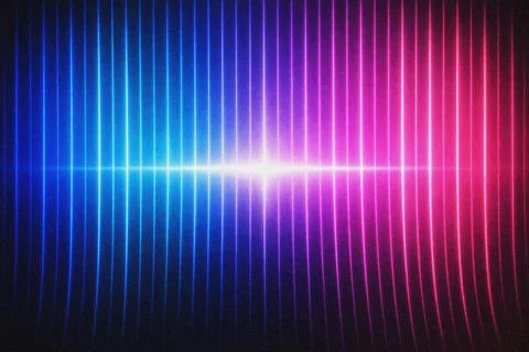 Vibrant colorful light beam gradient background. Ilustração Stock