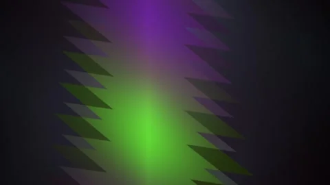 Vibrant colorful light effects on dark backgrounds with triangular shapes. Stock Footage 336257586