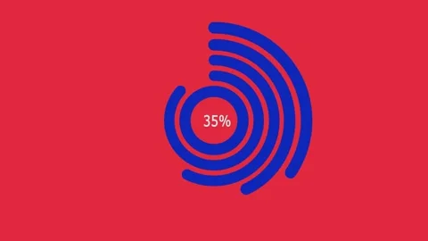 Vibrant colorful rotating concentric circles creating. Stock Footage 336977614