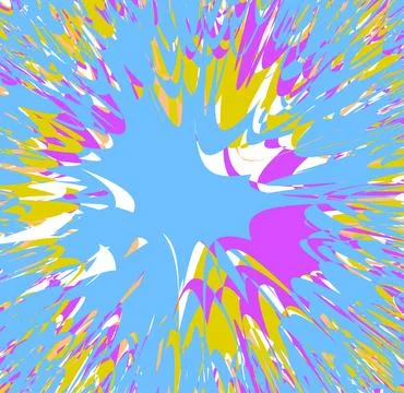 Vibrant colorful shapes pattern seamless background for fabric, wallpaper, .. Stock Illustration