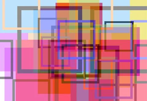 Vibrant colorful shapes pattern seamless background for fabric, wallpaper, .. Stock Illustration