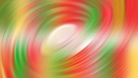 Vibrant colorful swirl pattern with red green and yellow hues Stockillustratie