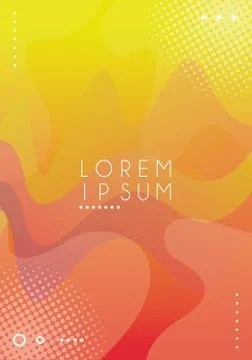 Vibrant colors and dinamic background Stock Illustration