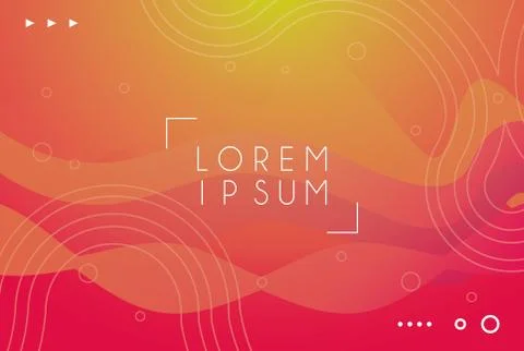 Vibrant colors and dinamic background Stock Illustration