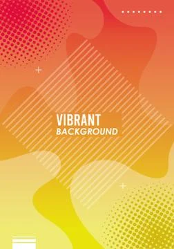 Vibrant colors and dinamic background Stock Illustration