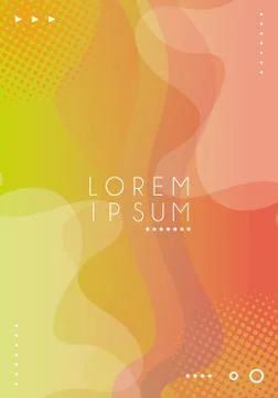Vibrant colors and dinamic background Stock Illustration