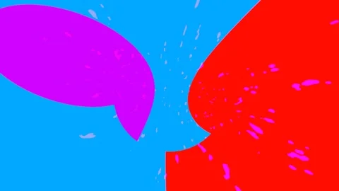 Vibrant colors and spots changing and mixing Stock Footage 281868301