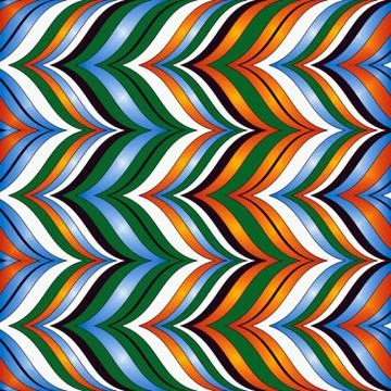 Vibrant colors digital waves pattern Stock Illustration