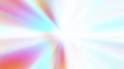 Vibrant colors explode from center with radiant beams Video stock 330738813