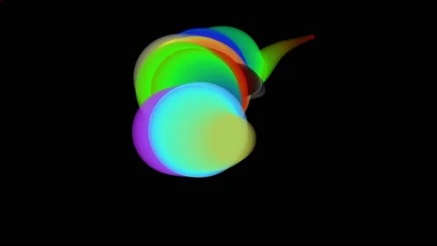 The Vibrant Colors of the Fluid Motion Stock Footage 237508176