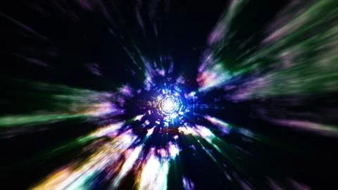 Vibrant colors spin vortex. Spiral swirl motion. Stock Illustration