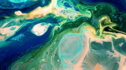 Vibrant Colours Paint Swirling Explosion 30 Stock Footage 115924764