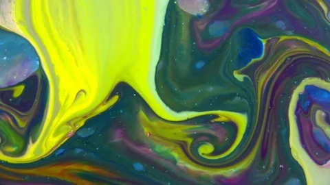 Vibrant Colours Paint Swirling Explosion 28 Stock Footage 115926891