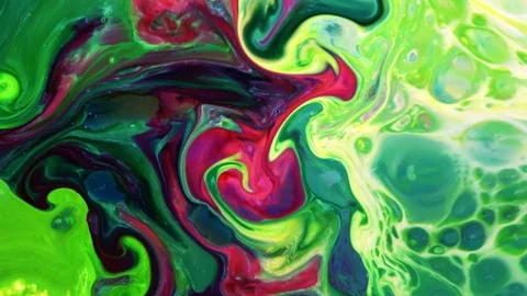 Vibrant Colours Paint Swirling Explosion 36 Stock Footage 115949989