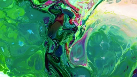 Vibrant Colours Paint Swirling Explosion 35 Stock Footage 115951350