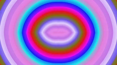 Vibrant Concentric Circles Animation Background. Stock Footage 328999121