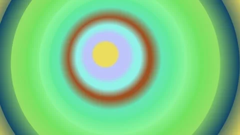 Vibrant concentric circles creating a dynamic visual motion effect, serving.. Stock Footage 329085864