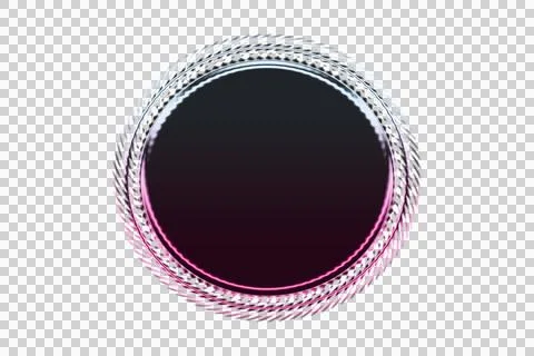 Vibrant concentric spiral pattern with pink and white lines on dark background Stockillustratie