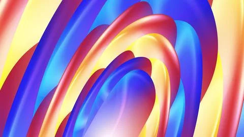 Vibrant Concentric Swirl Abstract Background Design Stock Illustration