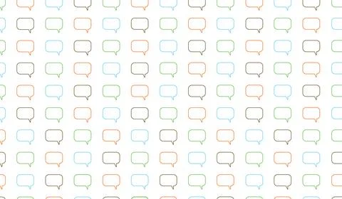 Vibrant conversation bubbles create a dynamic and modern social media background 스톡 일러스트