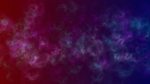 Vibrant cosmic clouds in red, purple, and blue hues Stock Illustration