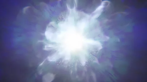 Vibrant Cosmic ring wave Burst Animation Stock Footage 326706293