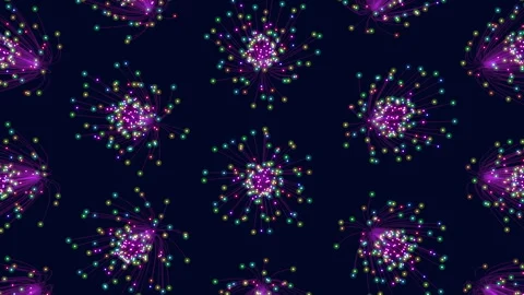 Vibrant cosmic star pattern on dark background 스톡 동영상 292950521