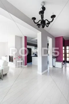 Vibrant cottage - interior Stock Photos