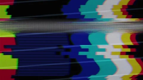 Vibrant crt scanline texture features red and blue colors. This retro glitc.. Stock Footage 346693720